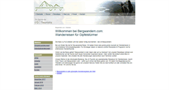Desktop Screenshot of bergwandern.com